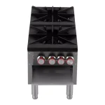 Magic Chef Commercial 2-Burner Natural Gas Stock Pot Range, 160,000 BTU, Stainless Steel thumbnail 7