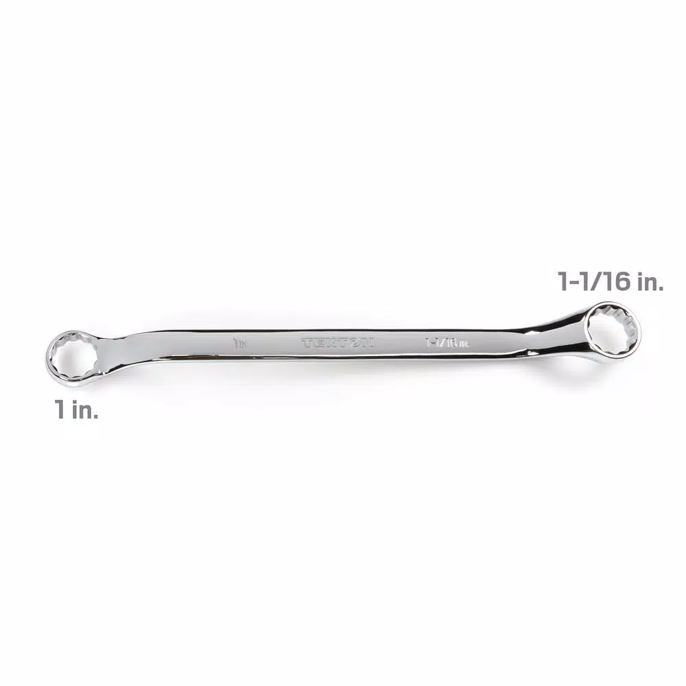 TEKTON 1 in. x 1-1/16 in. 45° Offset Double Box End Wrench