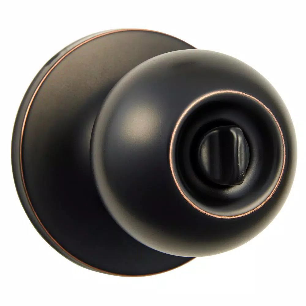 Universal Hardware Aged Bronze Grade-2 Commercial Entry Keyed Door Knob, 2-1/8 in.