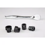 SUNEX TOOLS 3/8 in. Drive Low Profile SAE and Metric Impact Socket Set with 80-Tooth Chrome Ratchet thumbnail 3