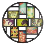 Umbra Luna Black Collage Picture Frame - Holds Nine 4x6 Photos thumbnail 1