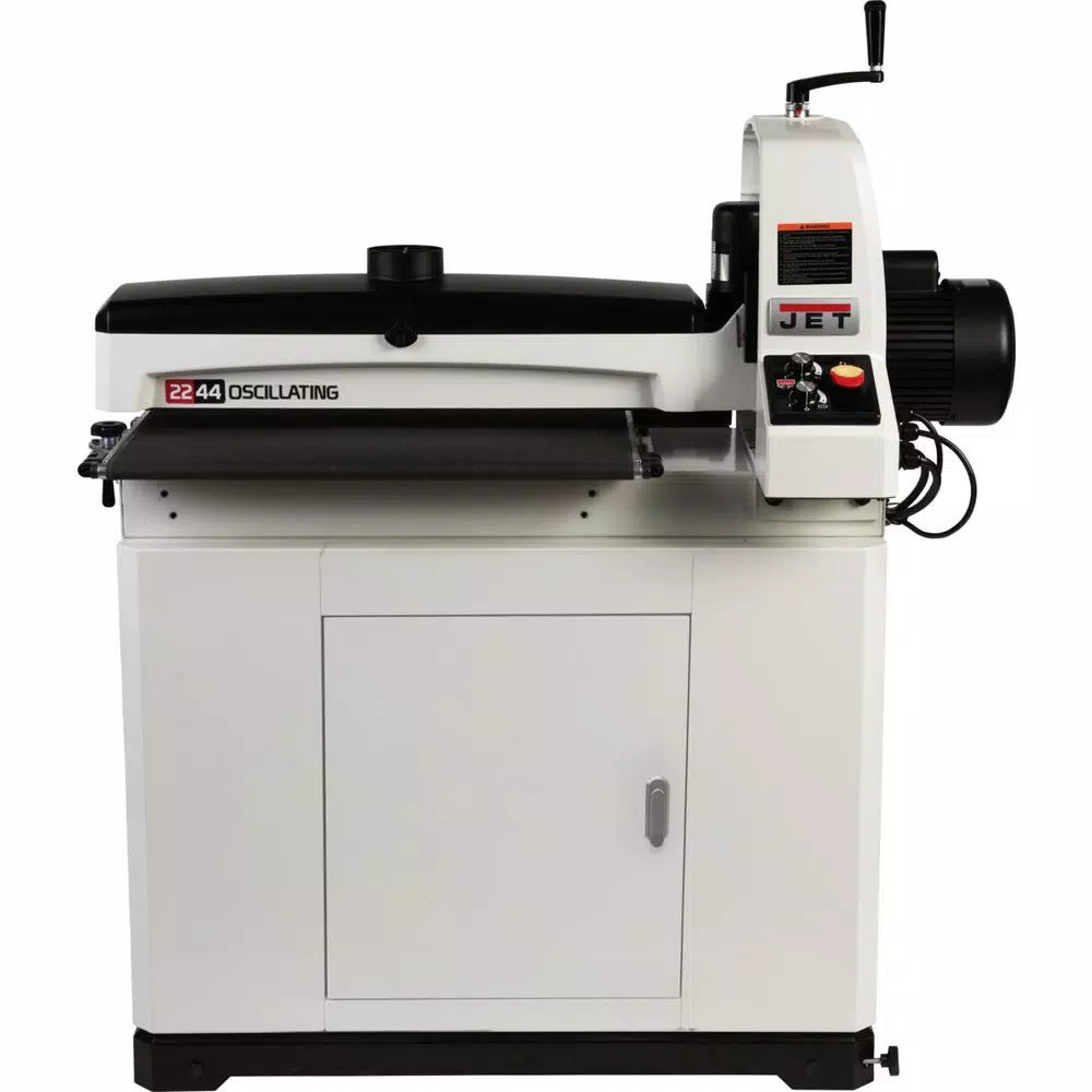 Jet JWDS-2244OSC 22 in./44 in. Oscillating Drum Sander with Closed Stand, 115V