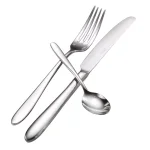 Oneida Mascagni II 18/0 Stainless Steel Serving Spoons, Silver (Set of 12) thumbnail 2