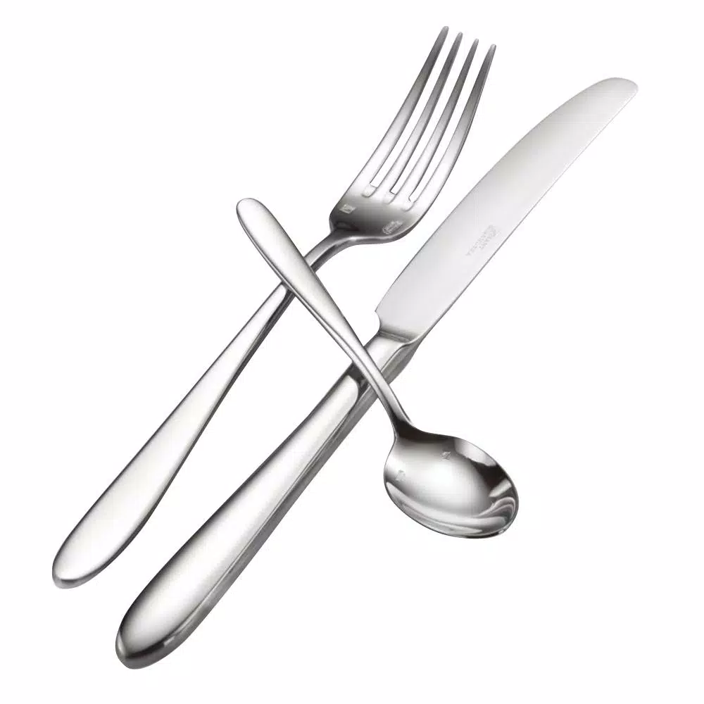 Oneida Mascagni II 18/0 Stainless Steel Serving Spoons, Silver (Set of 12)