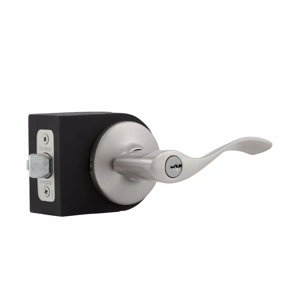 Kwikset Balboa Satin Nickel Exterior Entry Door Lever