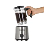 KALORIK Bartista 8-in-1 Electric French Press Coffee Maker, 24 oz. Stainless Steel thumbnail 4
