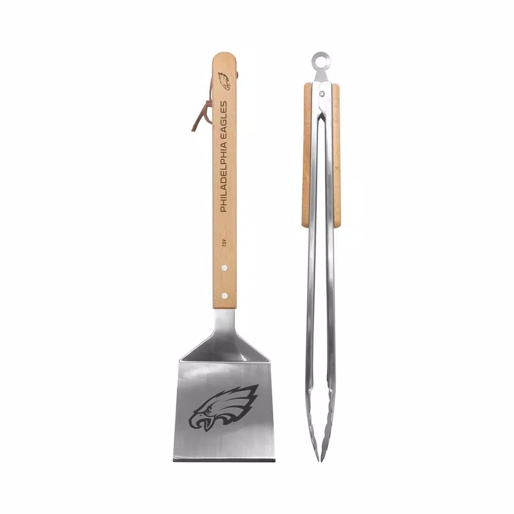 sportsvault The Sports Vault Philadelphia Eagles 2-Piece BBQ Utensil Set