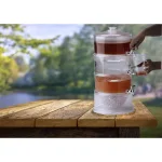 Mind Reader 3-Tier Stackable Beverage Dispenser, 3 Gallon Clear Plastic Drink Holder with Ice Compartment thumbnail 8