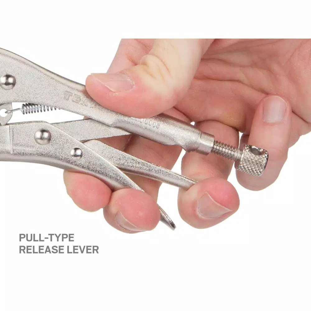 TEKTON 5 in. Curved Jaw Locking Pliers, 4-Pack