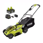 RYOBI 16 in. ONE+ 18V Lithium-Ion Hybrid Walk Behind Push Lawn Mower with (2) 4.0 Ah Batteries and Charger thumbnail 1