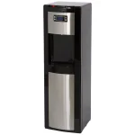 Vitapur Bottom Load Water Cooler Dispenser with Kettle Feature, Hot/Room/Cold, Black/Stainless Steel thumbnail 1