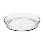Achla Designs 10.5 in. Round Clear Glass Tray for Gardening and Serving thumbnail 1
