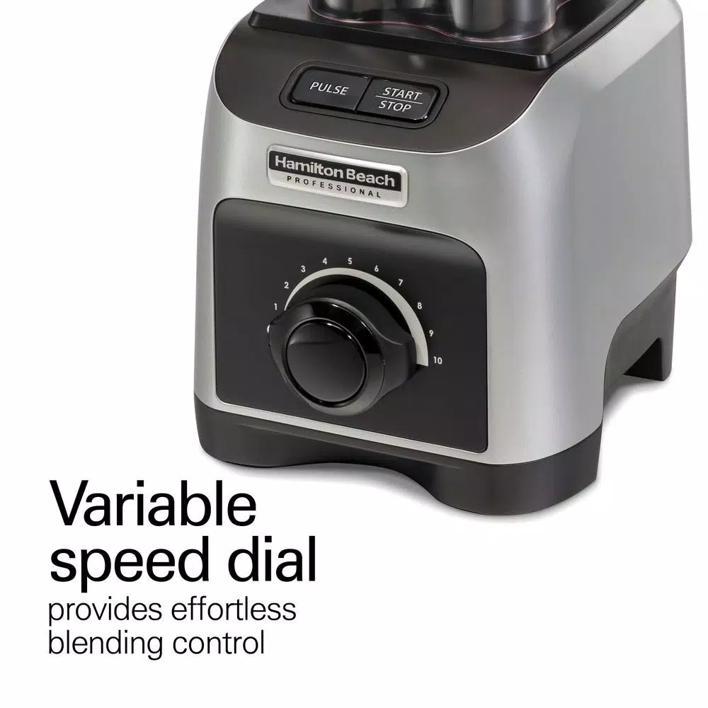 Hamilton Beach Professional 1800W 11-Speed 64 oz. Blender, Grey
