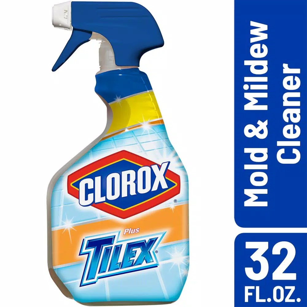 Clorox Plus Tilex Mold and Mildew Remover and Stain Cleaner Spray with Bleach, 32 oz.