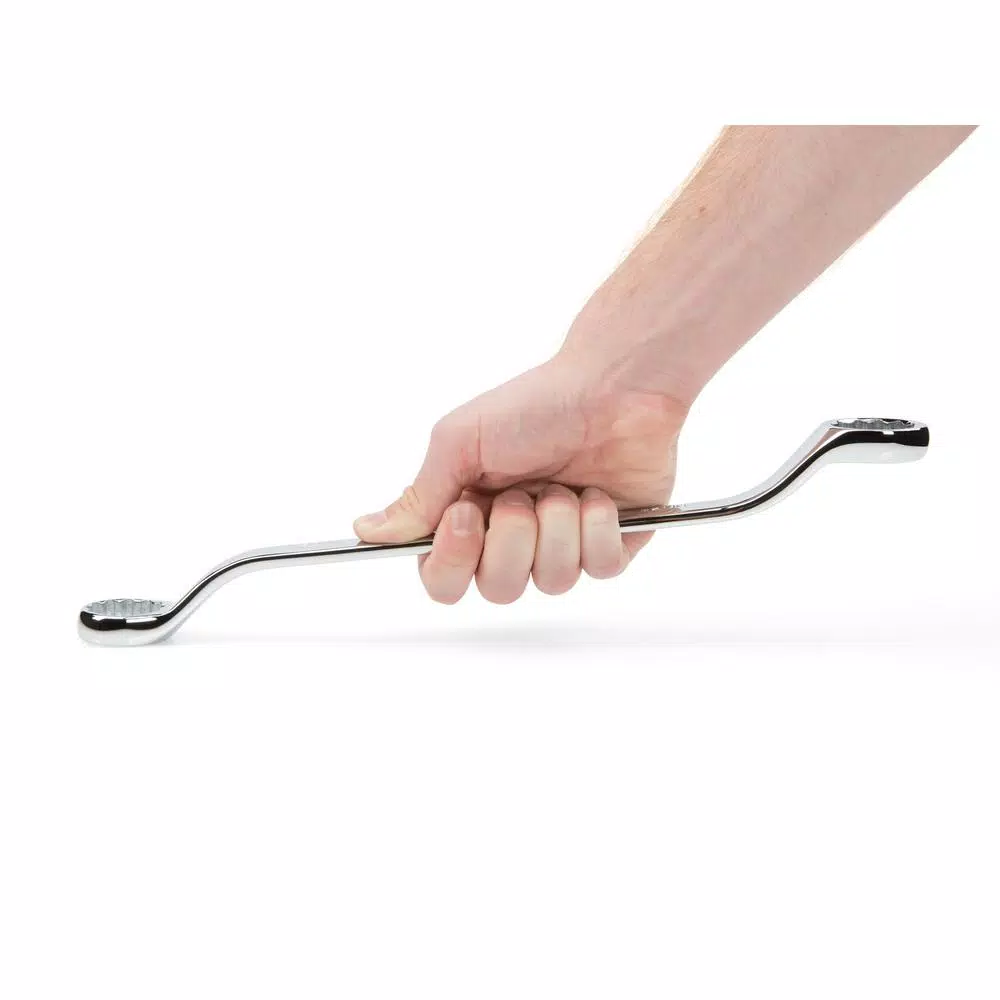 TEKTON 1-1/8 in. x 1-1/4 in. 45° Offset Double Box End Wrench