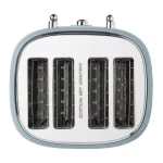 Haden Highclere 4-Slice Wide Slot Retro Toaster, Pool Blue thumbnail 5