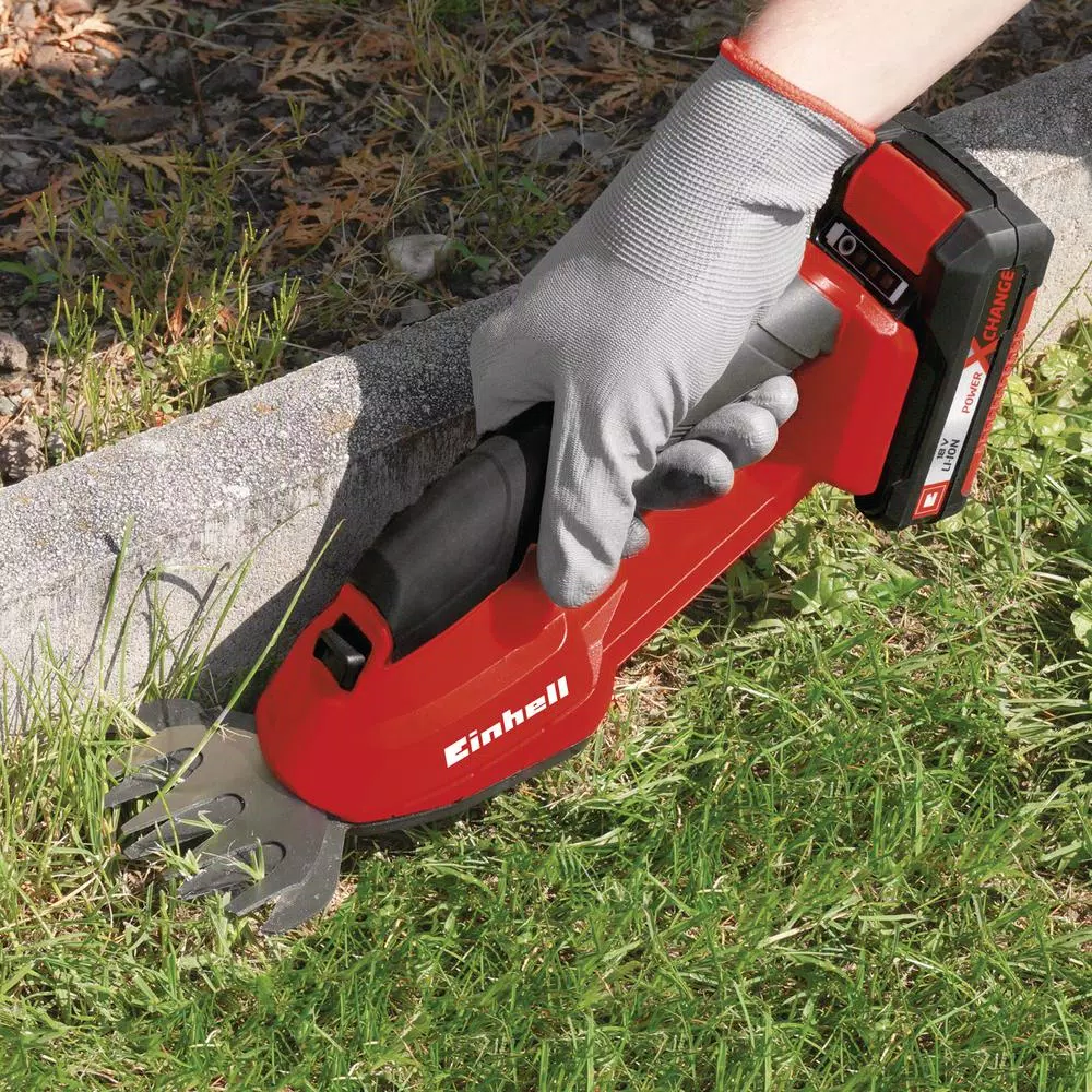 Einhell 18V Cordless 2-in-1 Grass Shear and Hedge Trimmer, Tool Only