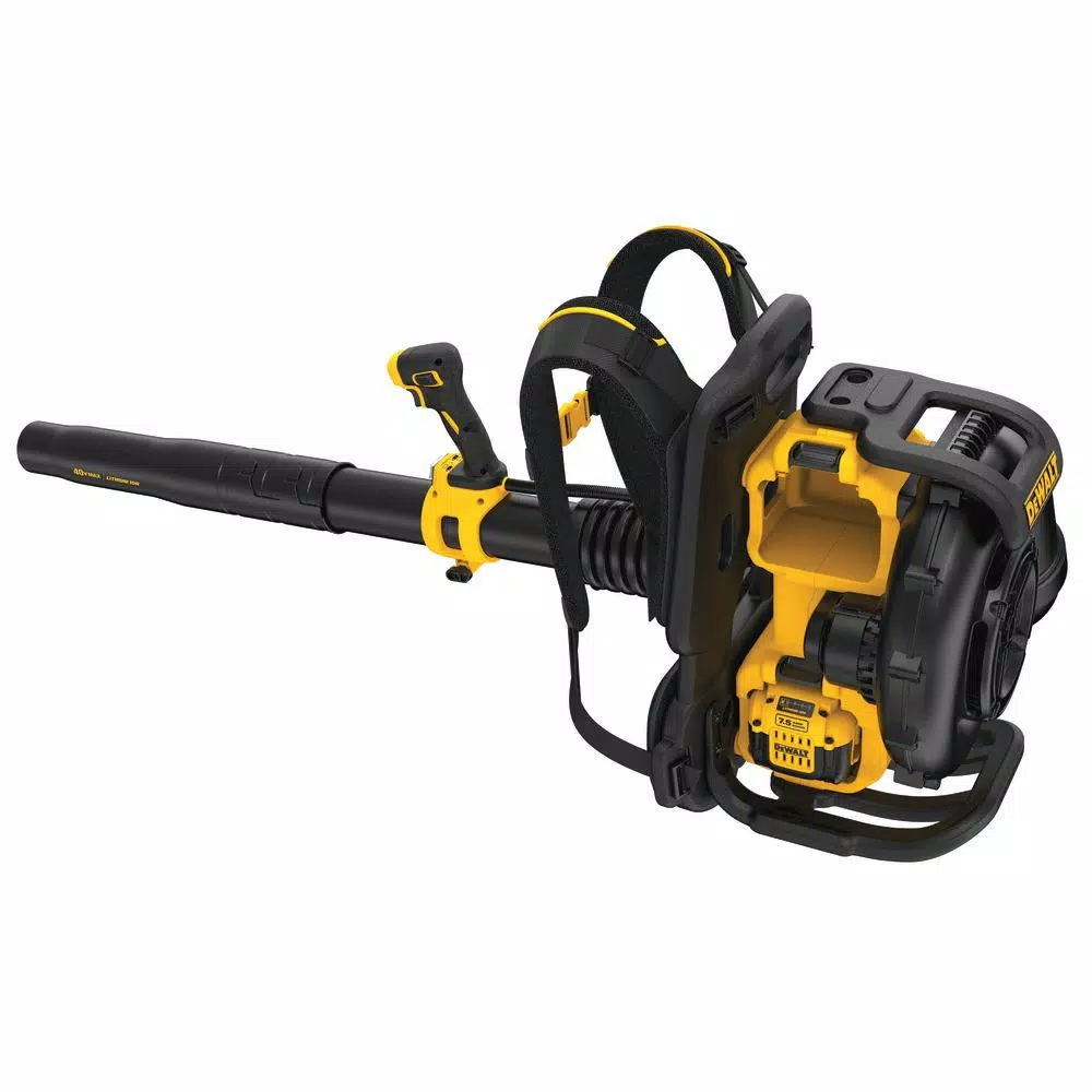 DEWALT 40V MAX Cordless Backpack Blower, 450 CFM, 142 MPH, Includes 7.5 Ah Battery and Charger