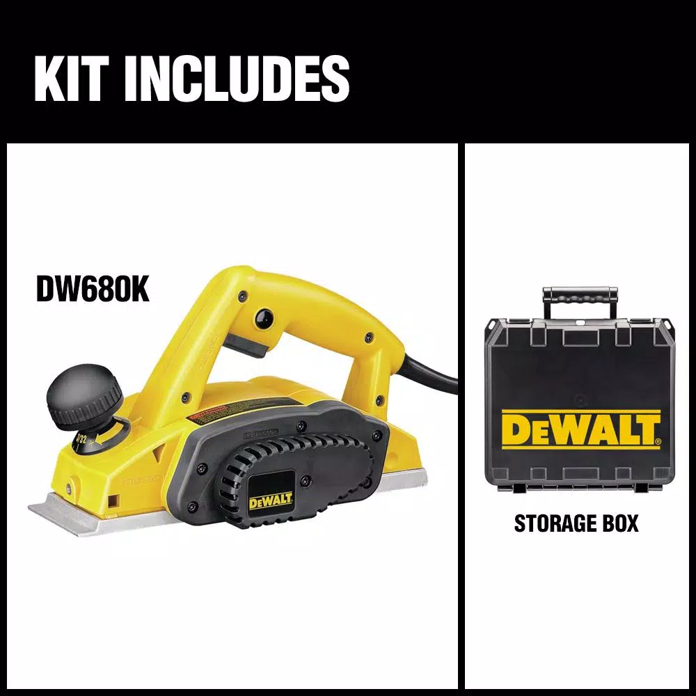 DEWALT 7 Amp 3-1/4 in. Corded Hand Planer Kit