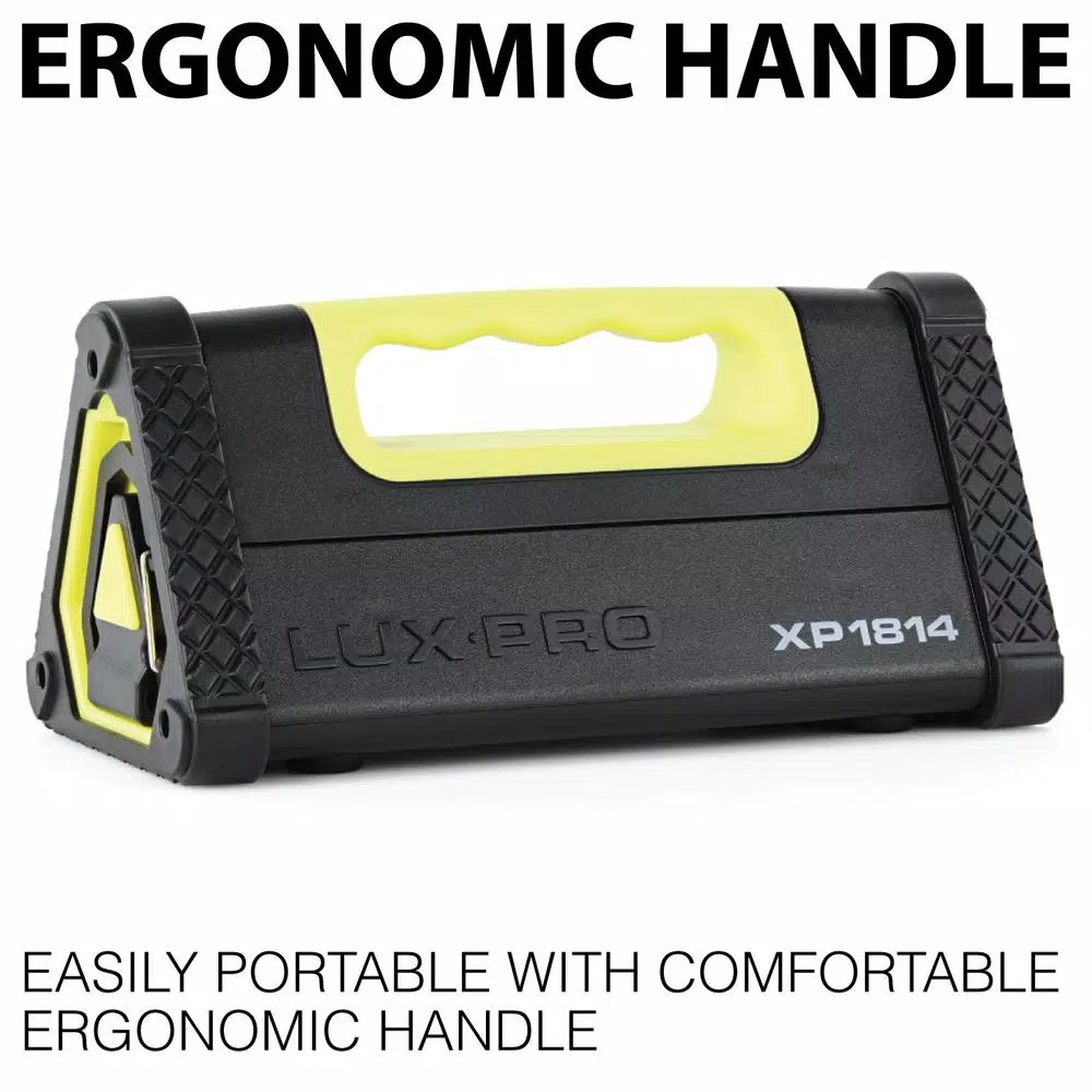 LUXPRO Pro Series 1300 Lumens Broadbeam LED Directional Pivoting Cordless Work Light