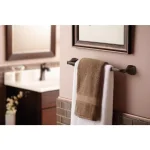 Moen Voss 18 in. Single Towel Bar, Oil Rubbed Bronze thumbnail 2