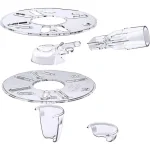 Oneida Universal Dust-Free Router Hood - Polycarbonate Dust Extractor for Fixed-Base and Plunge Routers thumbnail 3