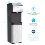 Avalon A13 Electric Bottleless Water Dispenser, Stainless Steel, 3 Temperatures, Self-Cleaning thumbnail 2