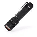 LUXPRO Pro Series 1000 Lumens LED Tactical Rechargeable Flashlight with TackGrip thumbnail 1