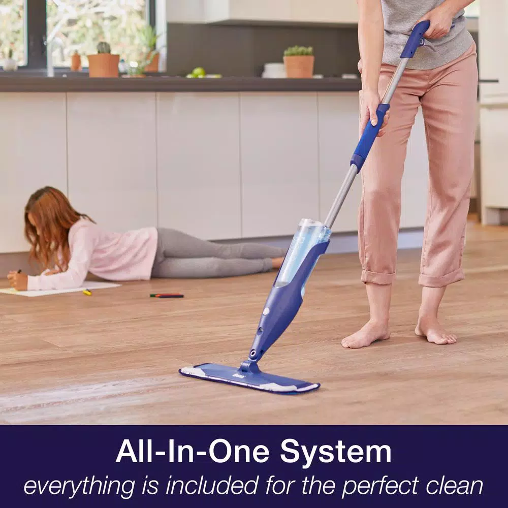 Bona Hardwood Floor Spray Mop Premium with Original Formula Cleaner and Microfiber Pad