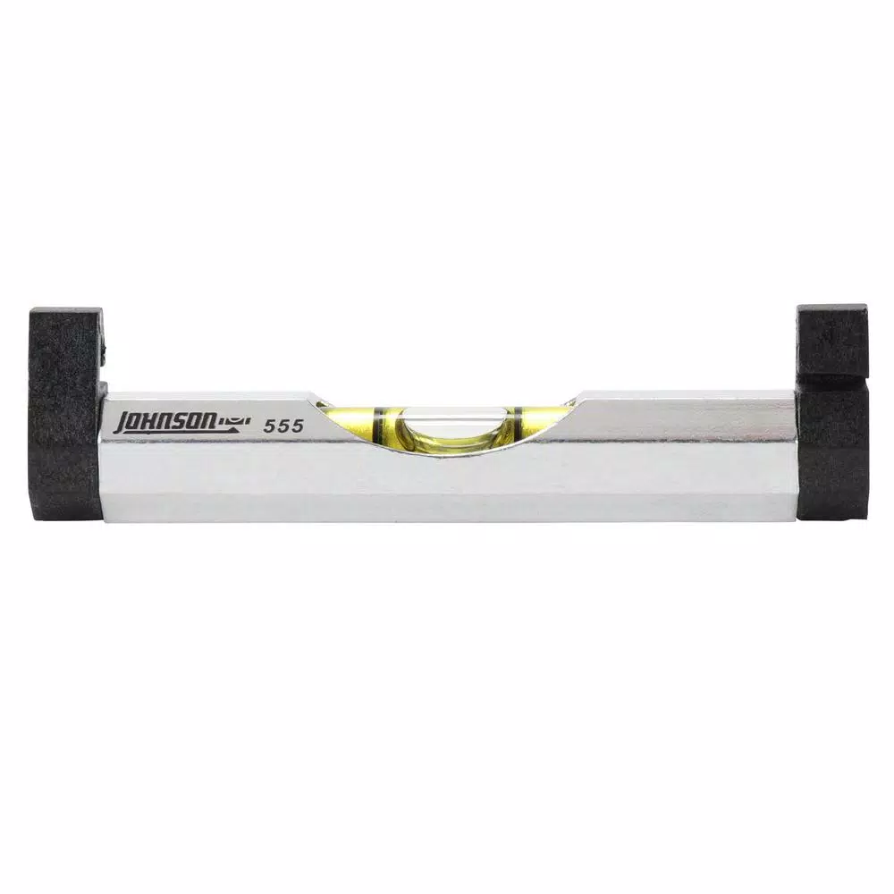 Johnson 3 in. Aluminum Line Level with Acrylic Yellow-Barrel Vial