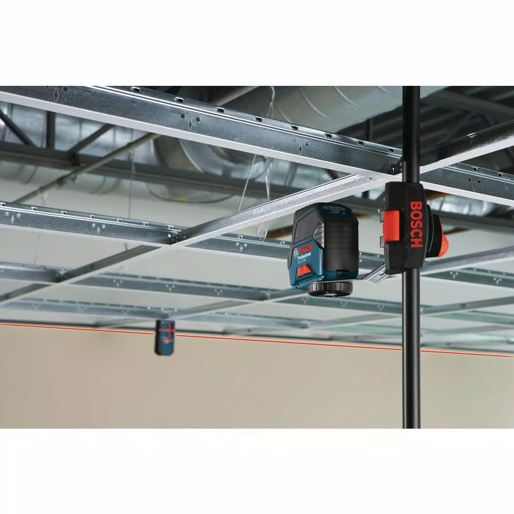 Bosch GCL 2-160 S Self-Leveling Cross-Line Laser Level with Tripod and Magnetic Mount