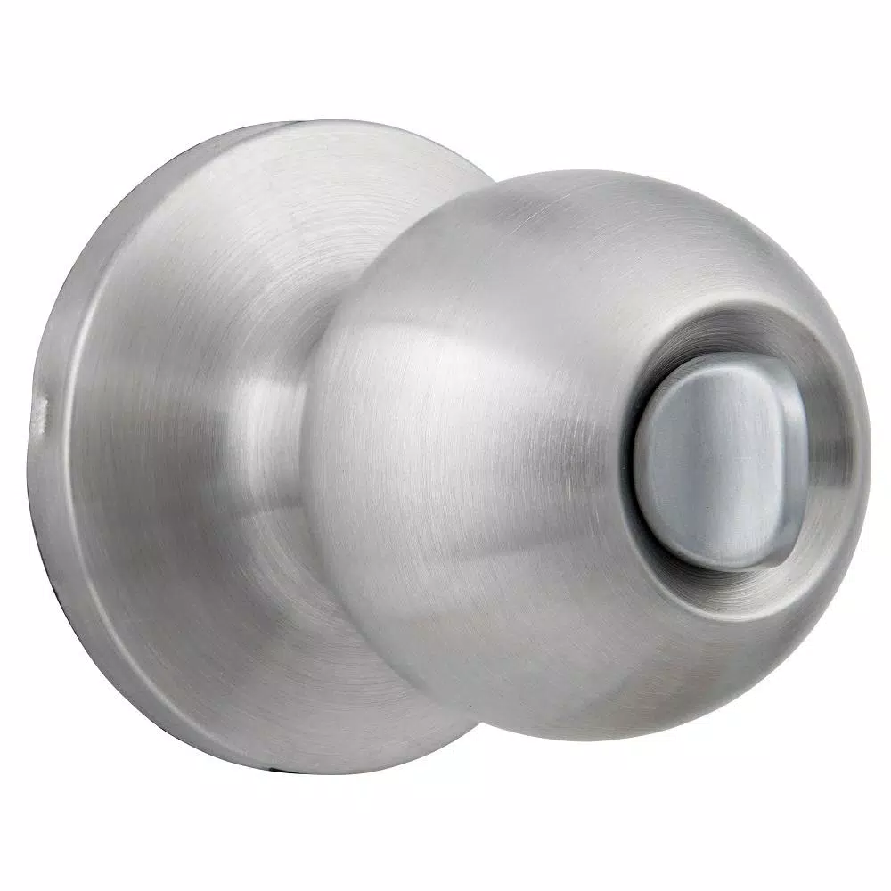 Universal Hardware Commercial Grade 2 Satin Chrome Keyed Entry Door Knob, 2-1/8 in.