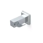 Italia Roma Single Robe Hook - Polished Chrome - Solid Brass thumbnail 3