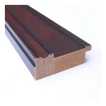 Amanti Art 21 in. W x 25 in. H Mahogany Wood Framed Rectangular Beveled Edge Bathroom Vanity Mirror thumbnail 3