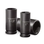 TEKTON 3/4 in. Drive 6-Point Deep Impact Socket Set, 1 to 1-1/2 in., 8-Piece thumbnail 4