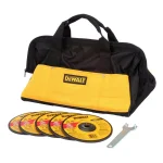 DEWALT 7 in. Heavy Duty Angle Grinder, 13 Amp, 8000 rpm with Bag and Wheels thumbnail 10