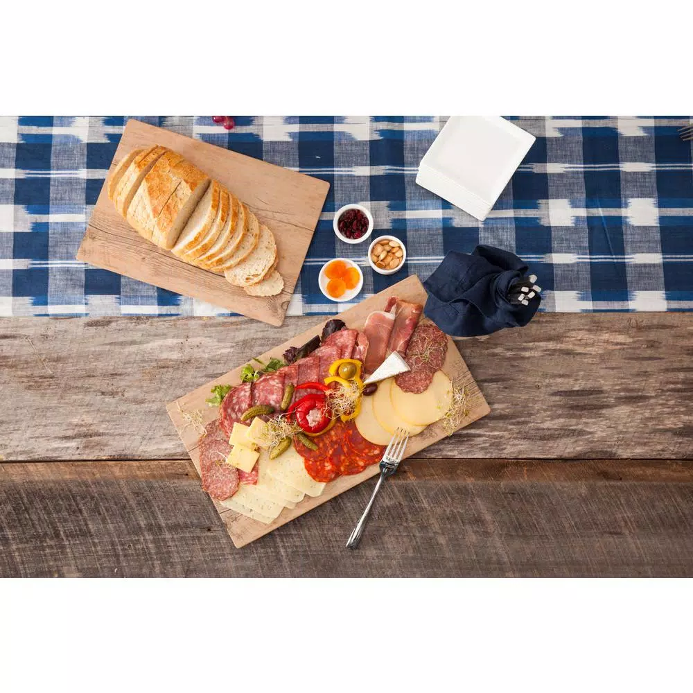 Fortessa Melamine Wood Grain Rectangular Serving Tray, 14x10 in, Brown