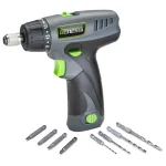 Genesis 8V Lithium-Ion Cordless 2-Speed Screwdriver Kit with LED Light and 8 Bits thumbnail 2
