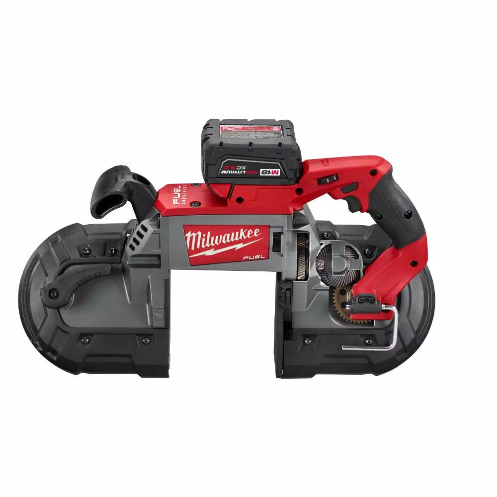 Milwaukee M18 FUEL 18V Brushless Cordless Deep Cut Band Saw Kit with 5.0 Ah Battery & Charger