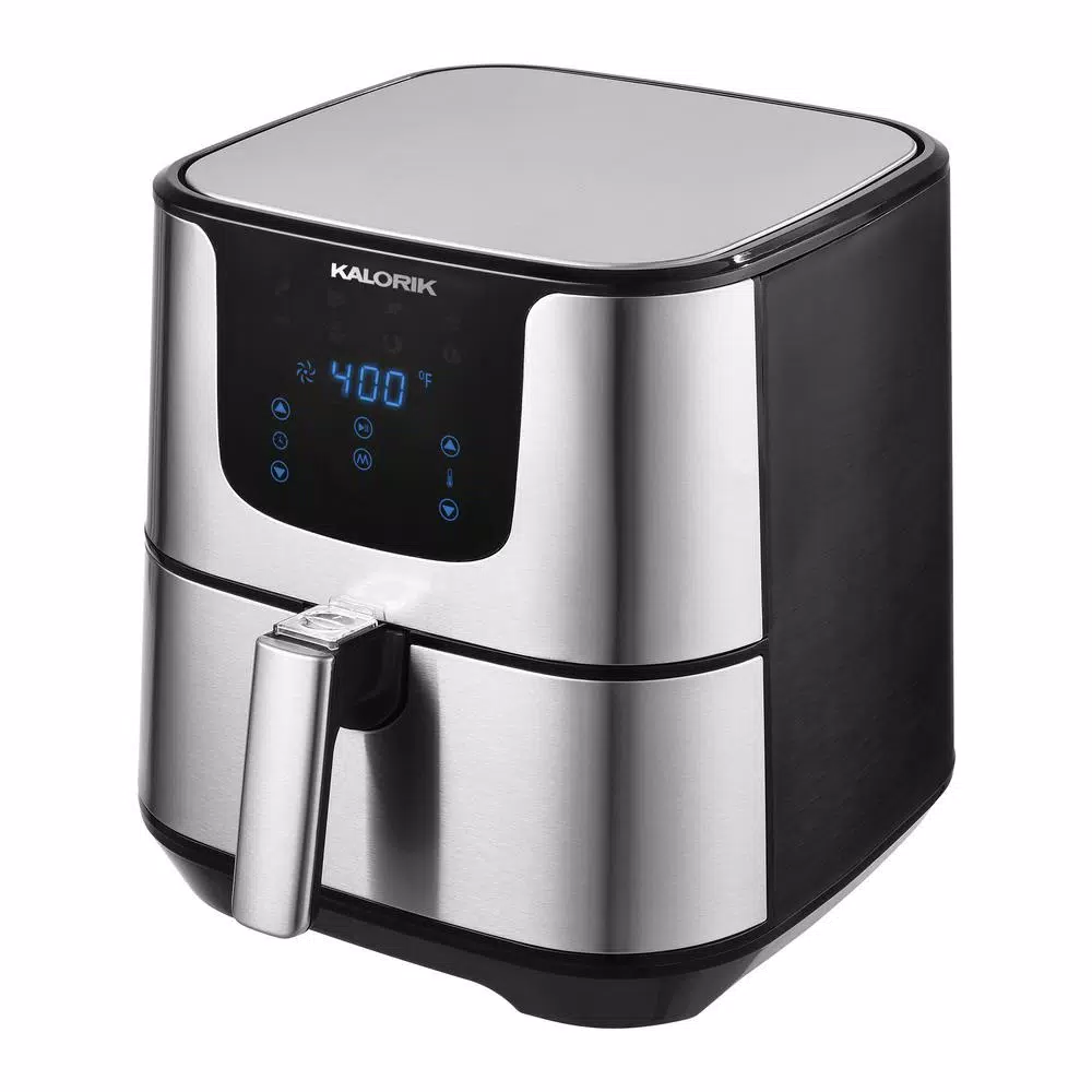 Kalorik 3.5 Qt. Stainless Steel Digital Air Fryer with 8 Presets
