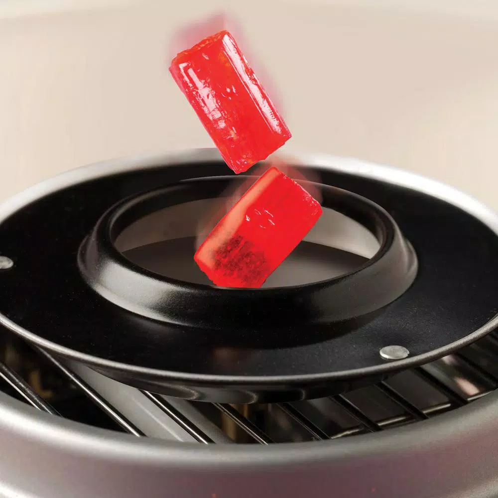 Nostalgia Retro Red Cotton Candy Maker Machine with Cones - Works with Hard Candy & Sugar-Free Candy