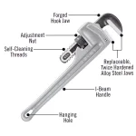 RIDGID 814 14 in. Aluminum Straight Pipe Wrench thumbnail 3