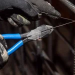 Klein Tools 9 in. Ironworker's Pliers for Heavy Duty Wire Twisting and Cutting thumbnail 3