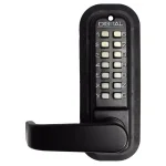 Unbranded LockeyUSA 2835 Mechanical Keyless Combination Lever Door Lock, Jet Black thumbnail 2