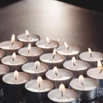 LUMABASE Unscented Tea Light Candles, 100-Count, White Paraffin Wax thumbnail 4
