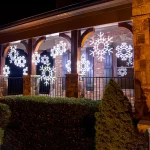 Kringle Traditions 20 in. 70-Light LED Cool White Folding Snowflake Decoration thumbnail 2