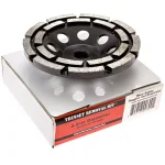 Thinset Removal Bit 4.5 in. Double Row Diamond Grinding Cup Wheel for Masonry and Thinset Removal thumbnail 2
