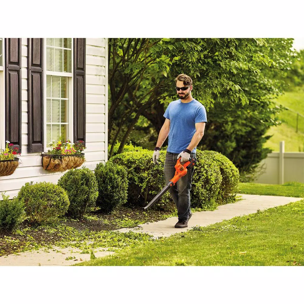 BLACK+DECKER 40V Max Cordless Handheld Blower, 125 MPH, 90 CFM with 1.5 Ah Battery and Charger Included