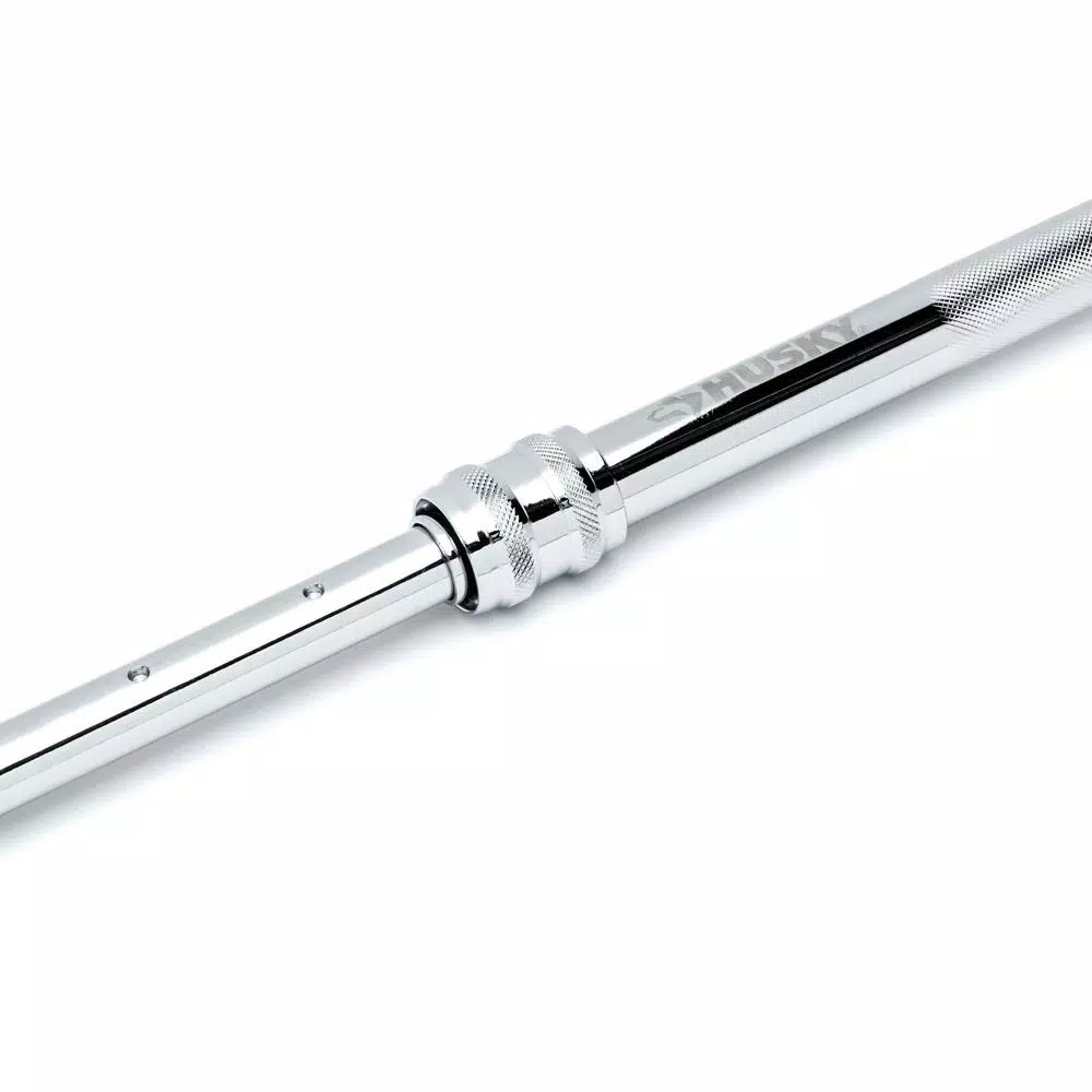 Husky 1/2 in. Drive Extendable Breaker Bar, 18 in. to 24 in.