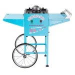 Great Northern Flufftastic Commercial Blue Cotton Candy Machine with Cart, 1000W Stainless Steel Kettle thumbnail 6